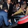 Mark Ruffalo with some fans at the Avengers premiere