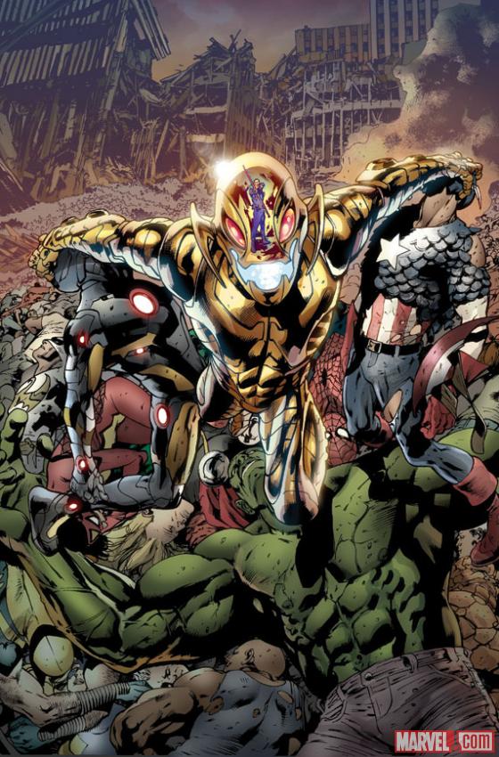 Age of Ultron #1 cover by Bryan Hitch
