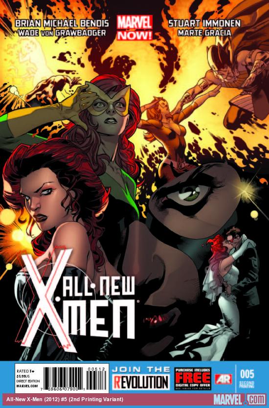 ALL-NEW X-MEN 5 2ND PRINTING VARIANT