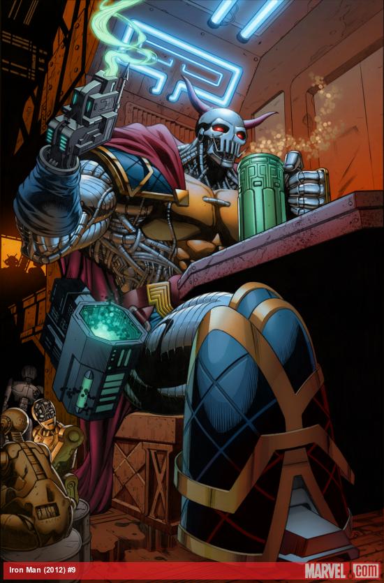 Iron Man (2012) #9 preview art by Dale Eaglesham