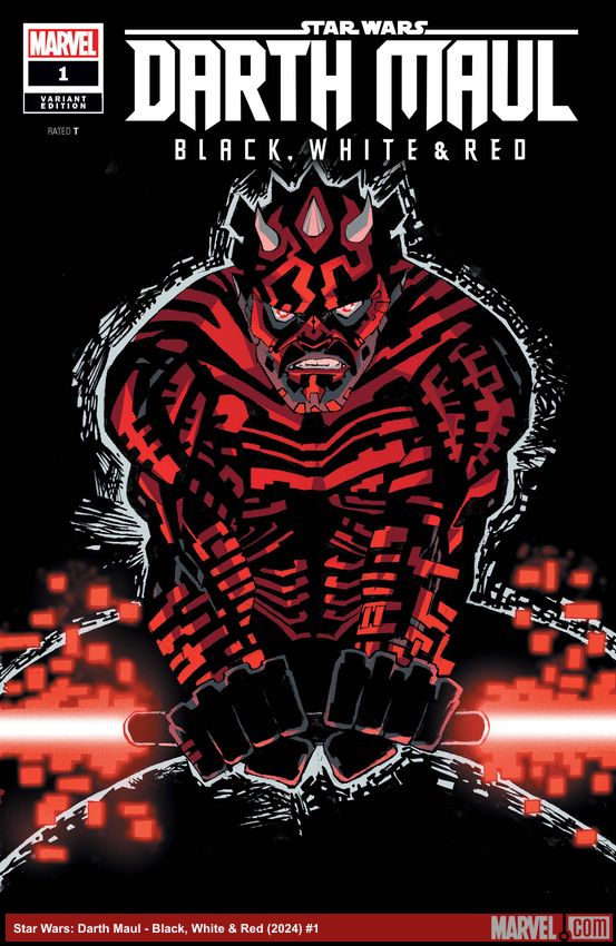Star Wars: Darth Maul - Black, White & Red (2024) #1 (Variant)