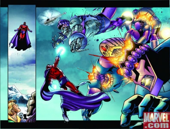 CIVIL WAR: HOUSE OF M #1 preview art by Andrea DiVito