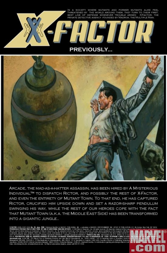 X-FACTOR #30, page 1