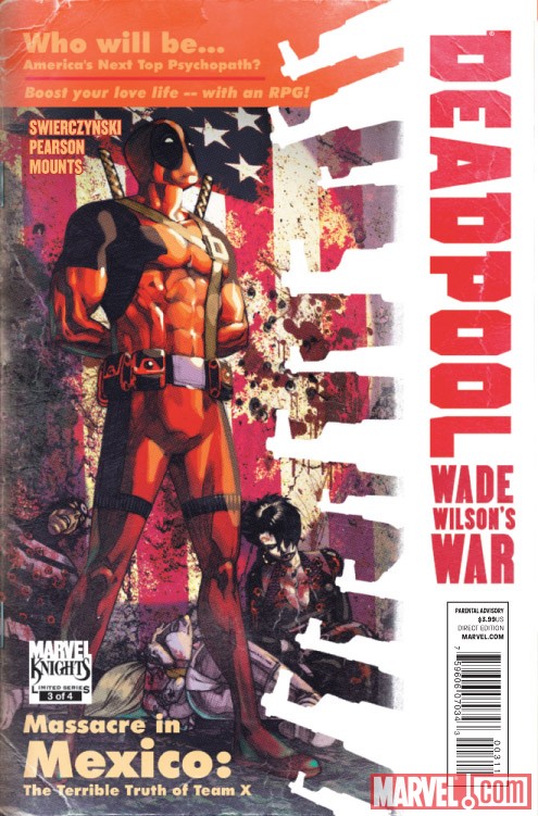 DEADPOOL: WADE WILSON'S WAR #3 cover by Jason Pearson