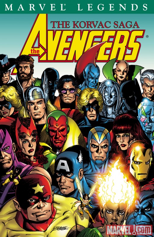 MARVEL LEGENDS: AVENGERS - THE KORVAC SAGA cover by George Perez