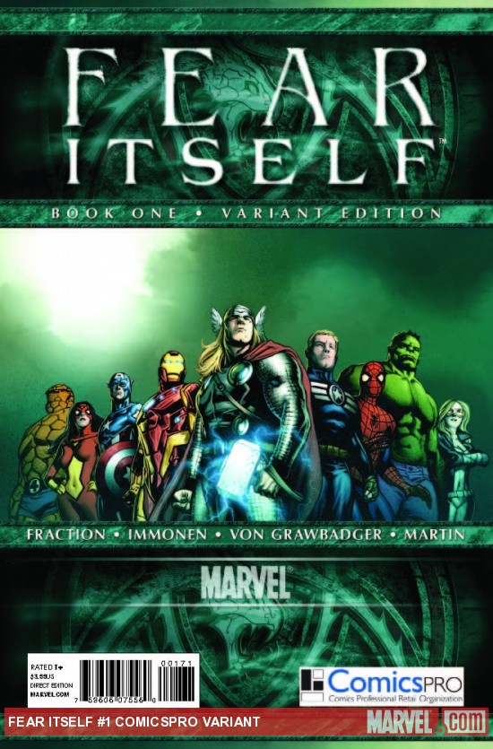 FEAR ITSELF 1 COMICSPRO VARIANT