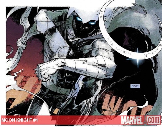Moon Knight (2011) #1 preview art by Alex Maleev