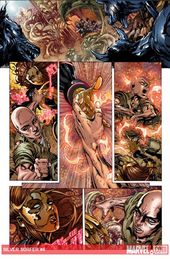 Silver Surfer (2011) #4 preview art by Harvey Tolibao