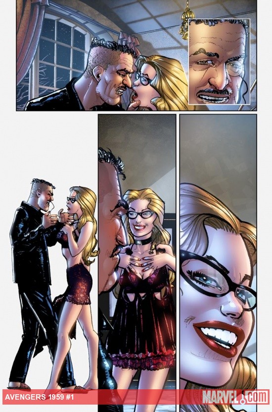 Avengers 1959 #1 preview art by Howard Chaykin