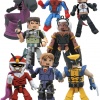 Marvel Minimates Spider-Man, Wolverine, Super-Skrull, and Storm