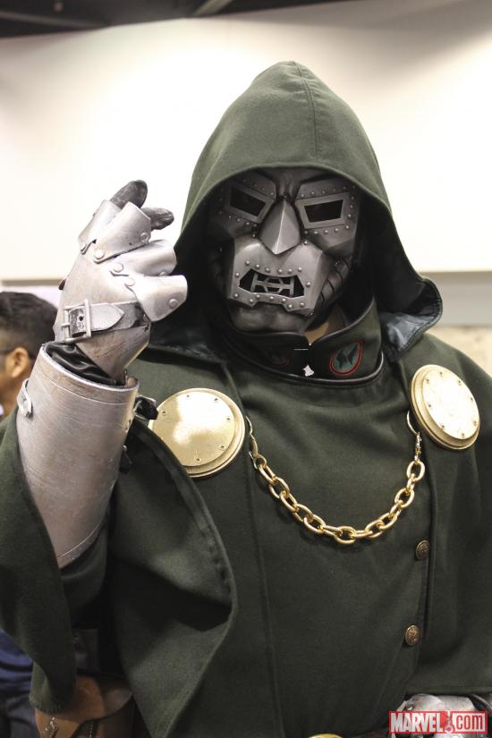 Dr. Doom cosplayer at Wondercon 2012