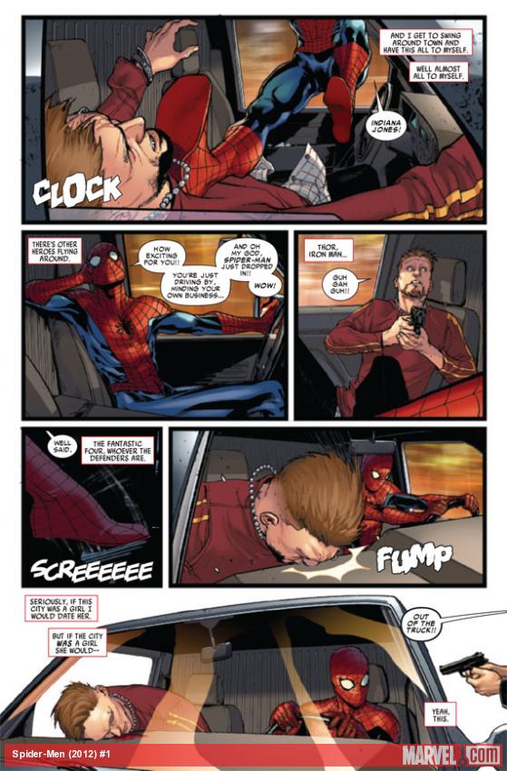 Spider-Men #1 interior art by Sara Pichelli