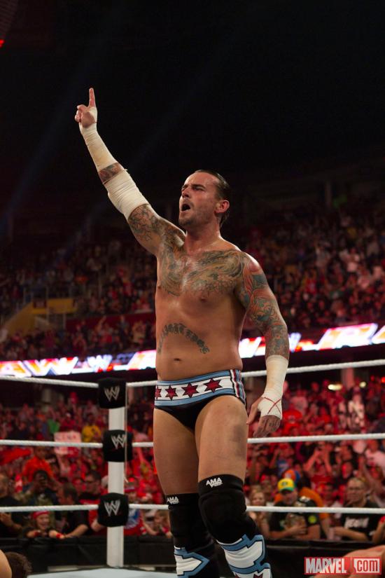 CM Punk (photo courtesy of WWE)