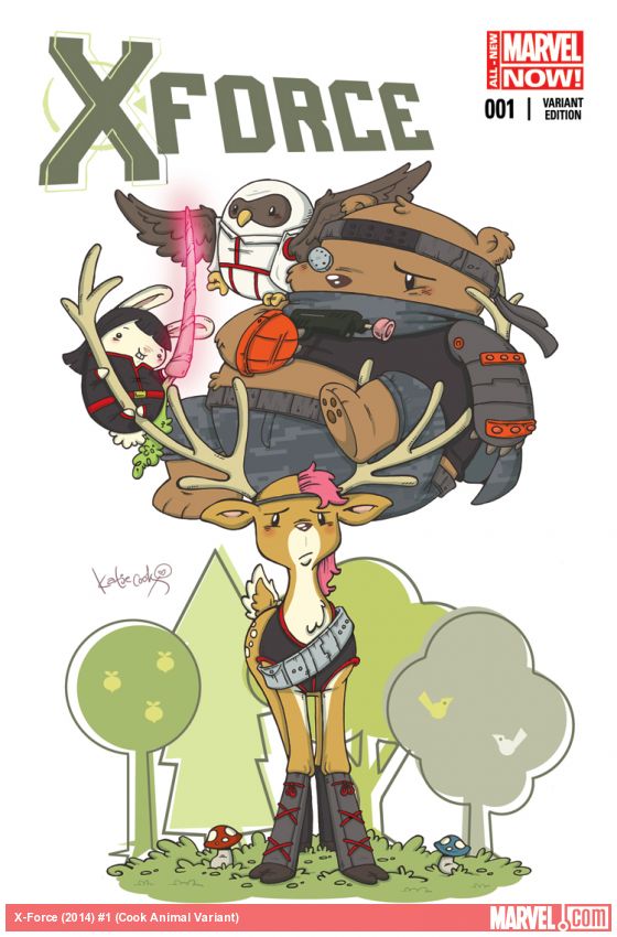 X-Force (2014) #1 (Cook Animal Variant)