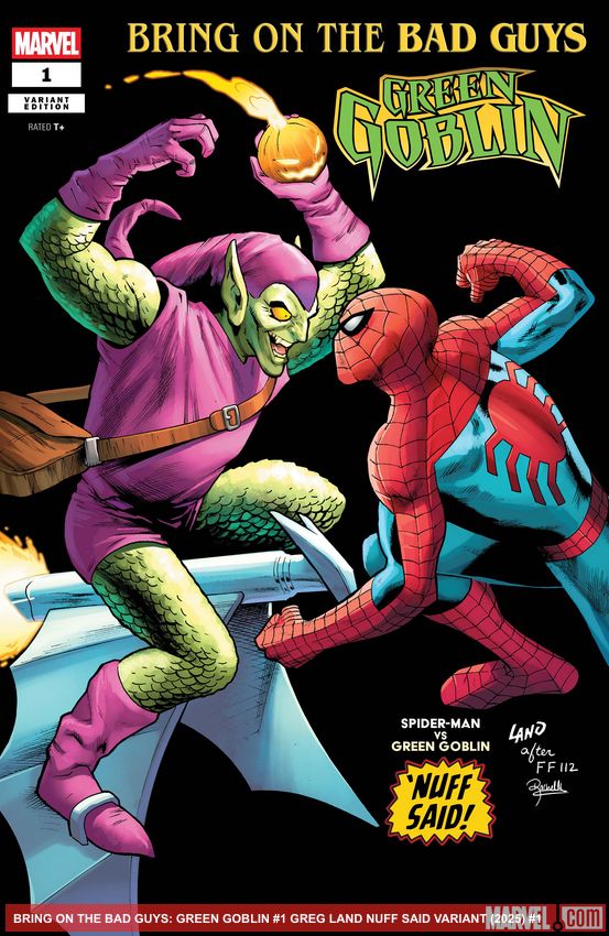 BRING ON THE BAD GUYS: GREEN GOBLIN (2025) #1 (Variant)