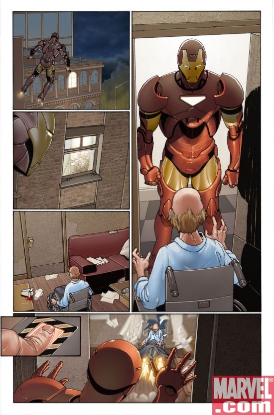 INVINCIBLE IRON MAN #7 preview art by Salvador Larocca