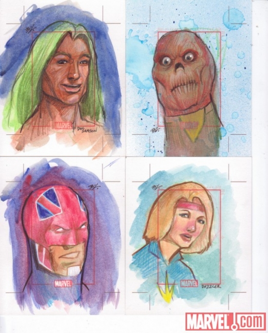 Marvel 70th Anniversary sketch card by Brandon Kenney