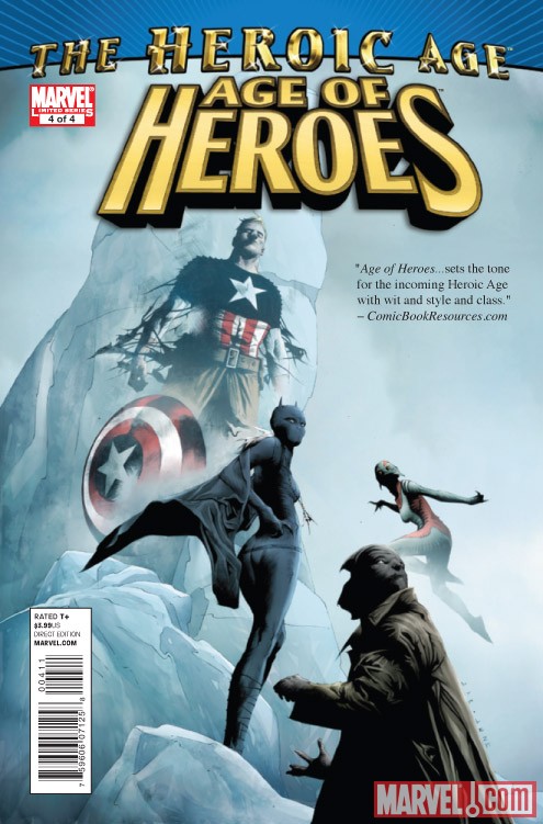 Age of Heroes #4 cover by Jae Lee