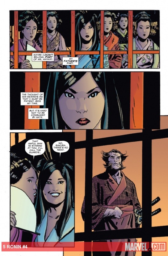 5 Ronin #4 preview art by Goran Parlov