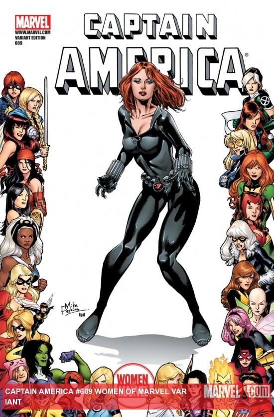 Captain America (2004) #609, WOMEN OF MARVEL VARIANT