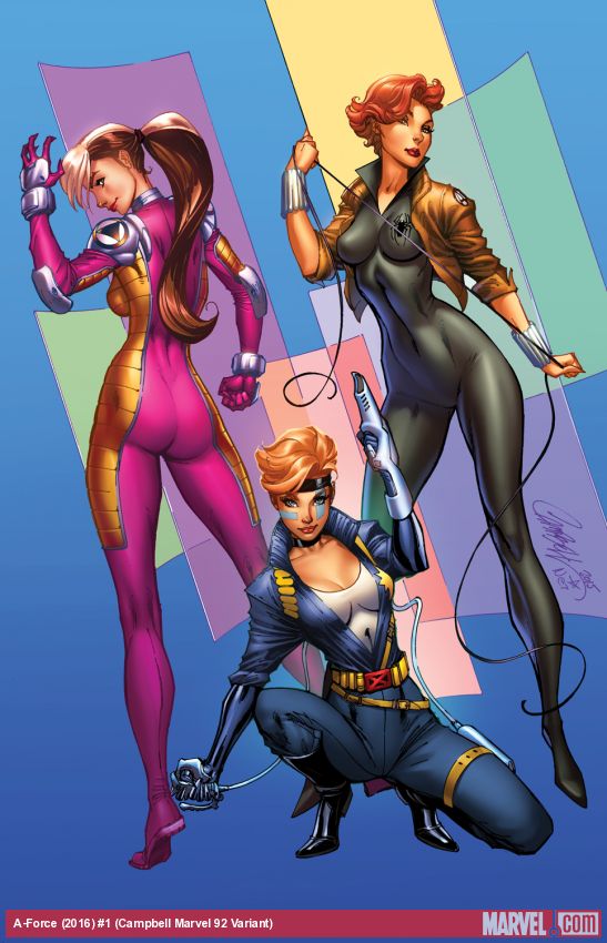 A-Force (2016) #1 (Js Campbell Marvel 92 Variant)