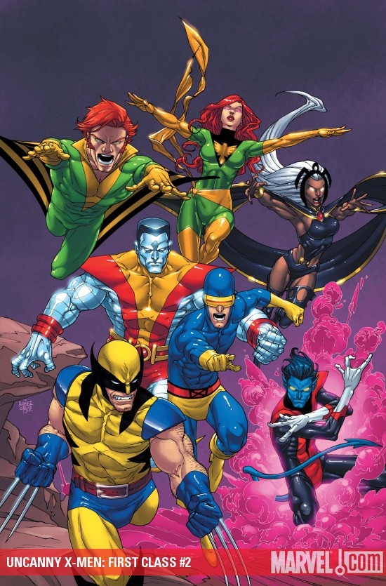 Uncanny X-Men First Class #2 cover by Roger Cruz
