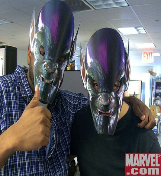 The Skrulls infiltrate the Marvel offices...