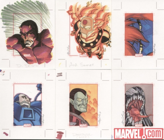 Marvel 70th Anniversary sketch card by Dan Quiles