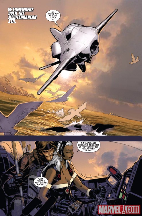 X-Men: Curse of the Mutants - Storm & Gambit #1 preview art by Chris Bachalo