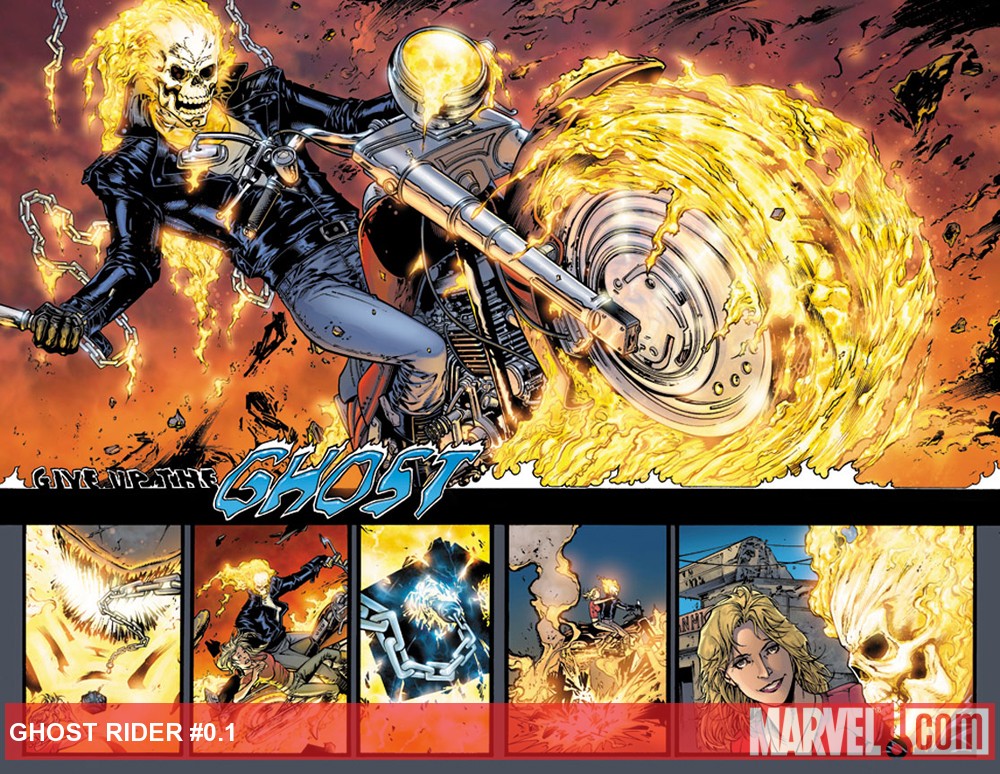 Ghost Rider (2011) #0.1 preview art by Matthew Clark