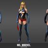 Ms. Marvel character render from Marvel Heroes