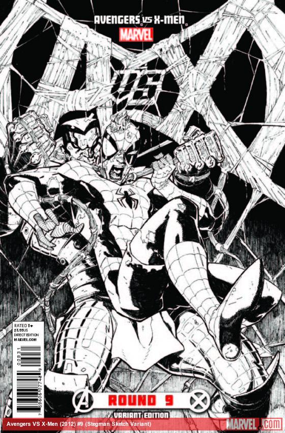 Avengers Vs. X-Men (2012) #9 (Stegman Sketch Variant)