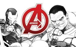 cover from Avengers (2012) #1 (TBD ARTIST SKETCH VARIANT)