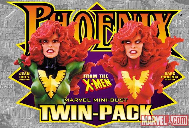 Phoenix 2 Pack Mini-Busts by Bowen Designs