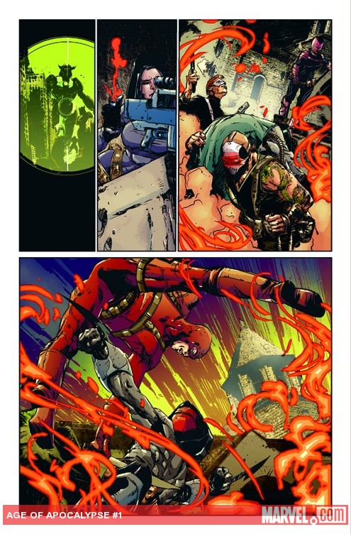 Age of Apocaylpse #1 preview art by Roberto De La Torre