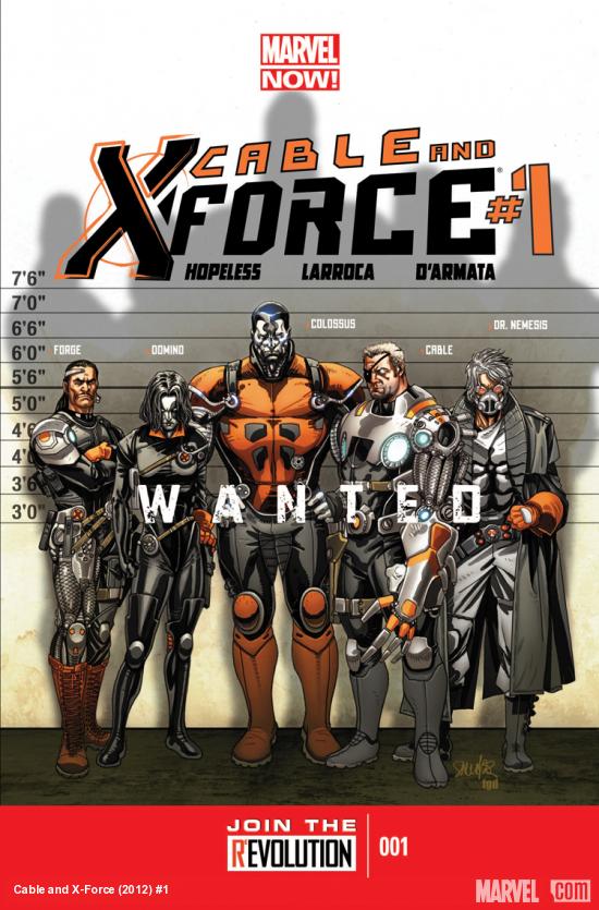Cable and X-Force 2012 Cover #1