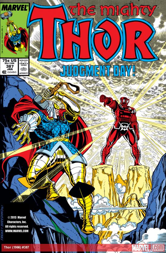 Thor (1966) #387 Cover