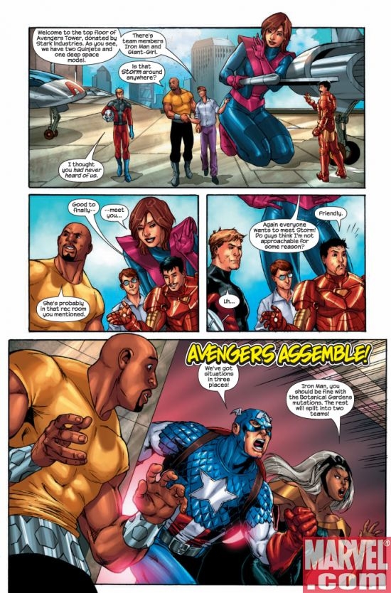 MARVEL ADVENTURES THE AVENGERS #28, page 6