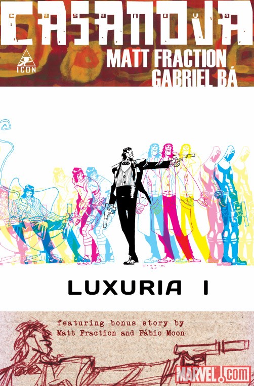CASANOVA #1 cover by Gabriel Ba