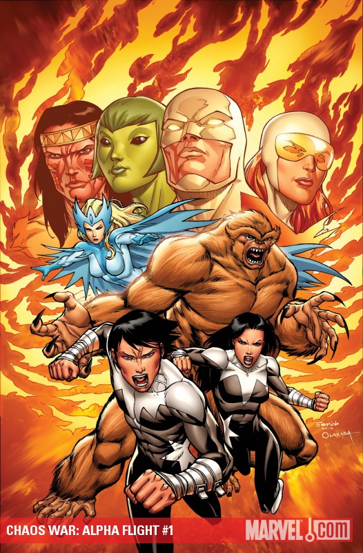 Chaos War: Alpha Flight #1 cover by Salva Espin