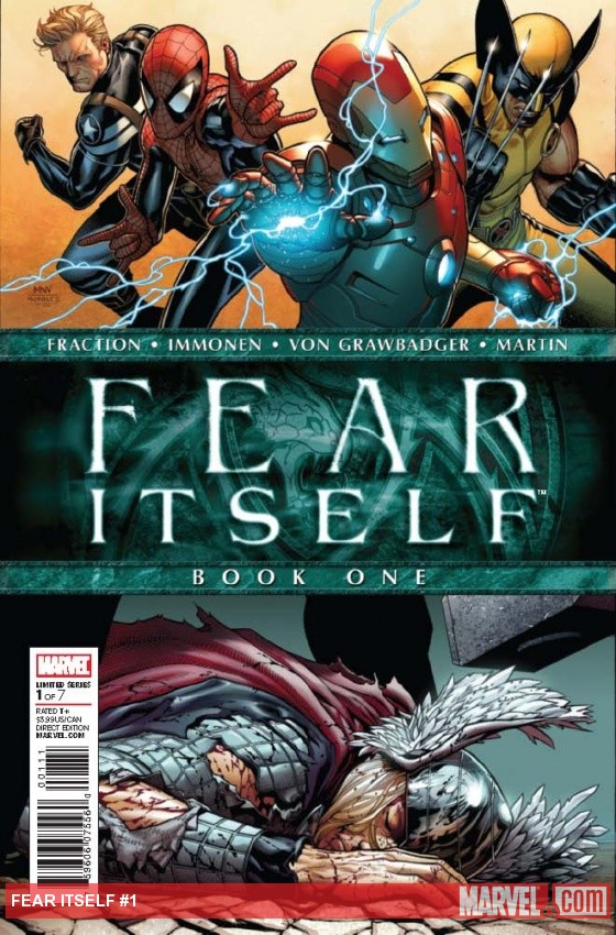 Fear Itself #1 cover by Steve McNiven