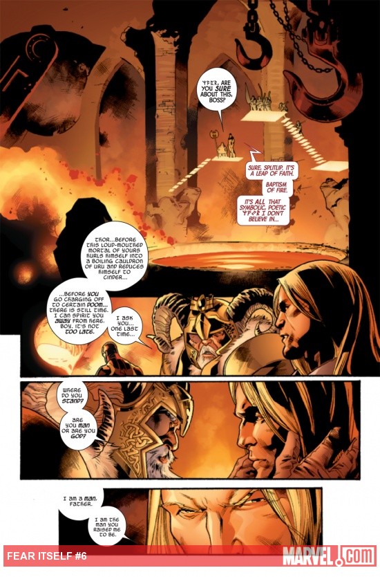 Fear Itself #6 page by Stuart Immonen