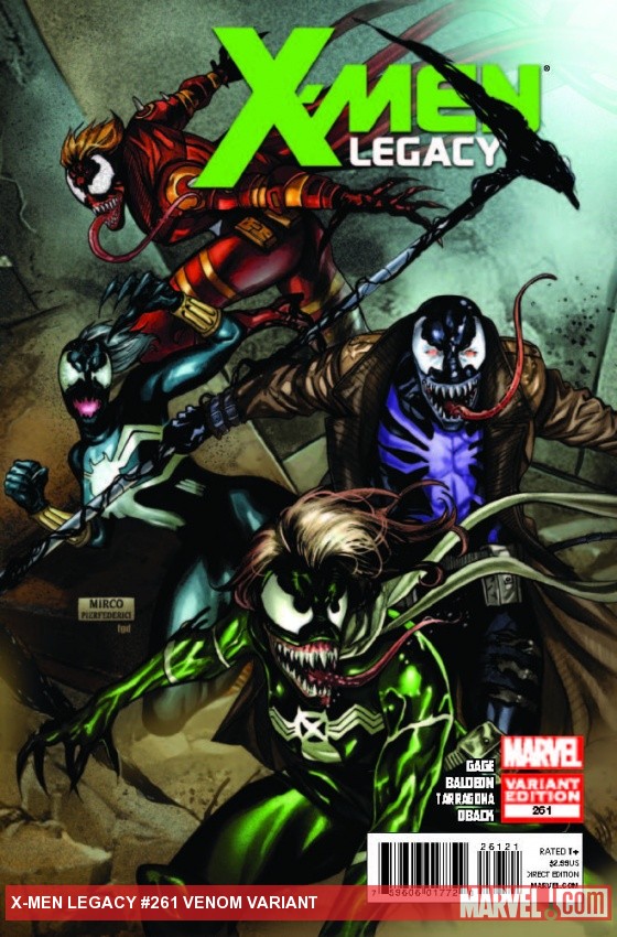 X-Men Legacy (2008) #261 (Venom Variant)