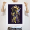 Mighty Fine: Shadowcat Nouveau art print by Megan Lara