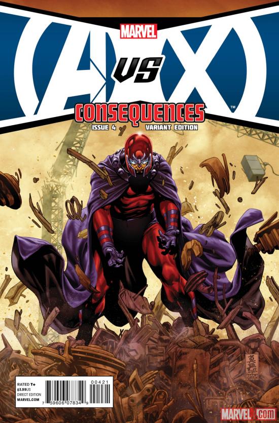 AvX: Consequences #4 variant cover by Mark Brooks