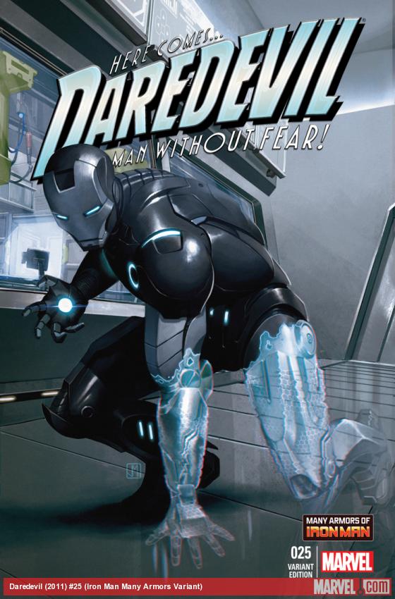 Daredevil (2011) #25 (Iron Man Many Armors Variant)