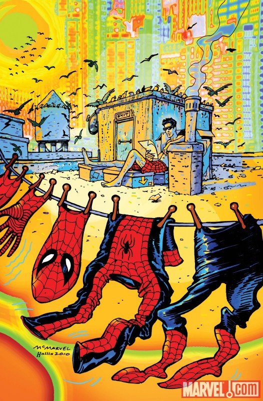 PETER PARKER #4 cover by Brendan McCarthy
