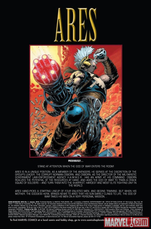 Dark Avengers: Ares (2009) #2