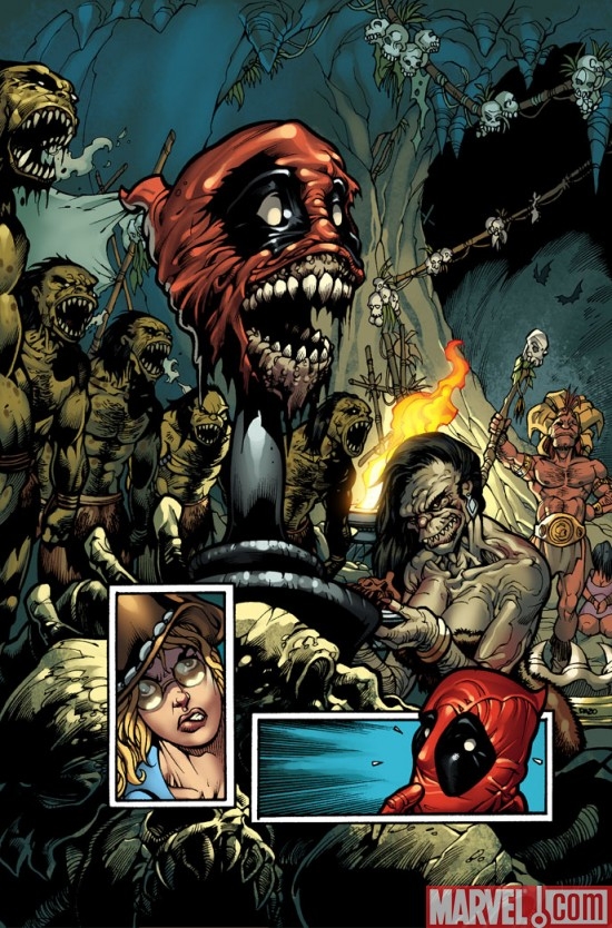 DEADPOOL: MERC WITH A MOUTH #1 preview art by Bong Dazo