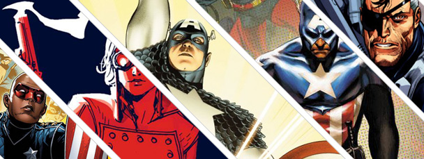 Image Featuring The Winter Soldier, Captain America (Steve Rogers), Nick Fury, Nomad